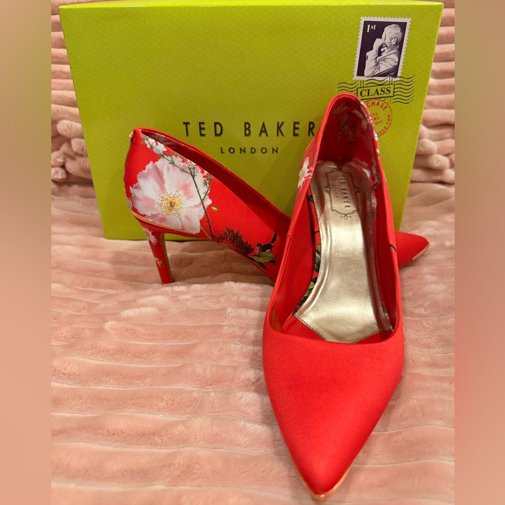 Ted Baker Wishirip Red Berry Sundae Heels